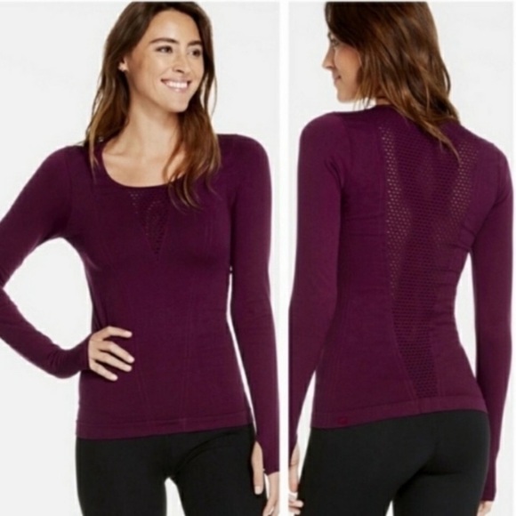 Fabletics Sexy Arta Long Sleeve Top EUC - Picture 1 of 7